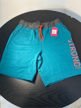 Zumba Squat Sync Sweat Shorts Deep Emerald Mens S / Womens M - NWT